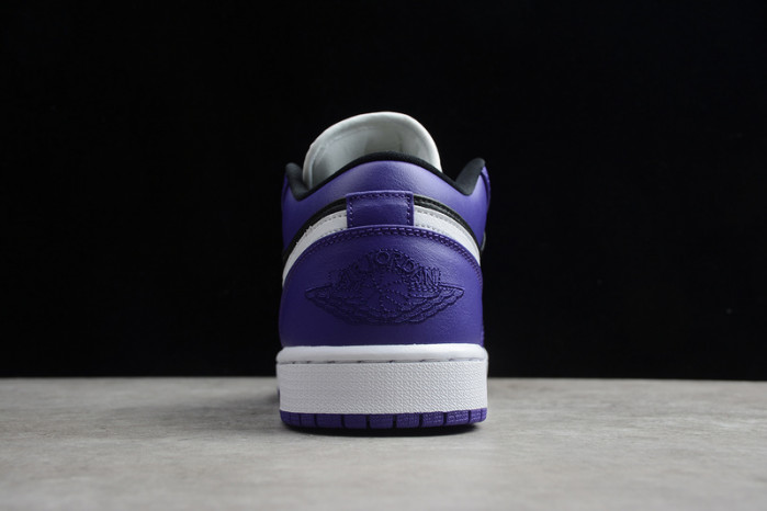 AIR JORDAN 1 LOW COURT PURPLE BLACK 553558-501