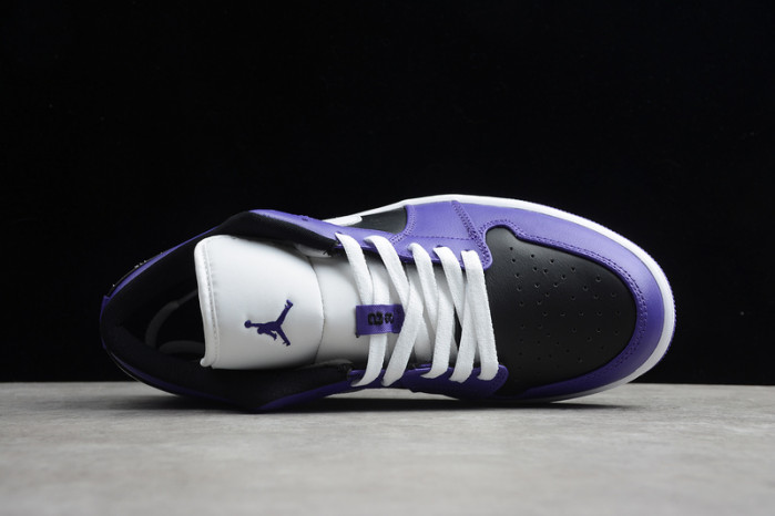 AIR JORDAN 1 LOW COURT PURPLE BLACK 553558-501