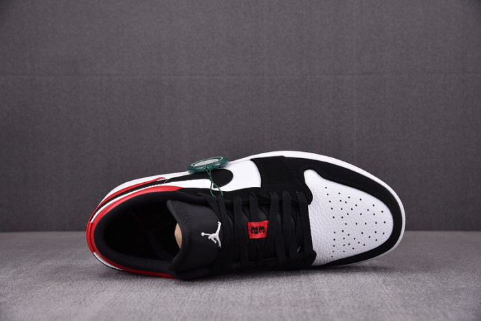 Jordan 1 Low Black Toe 553558-116